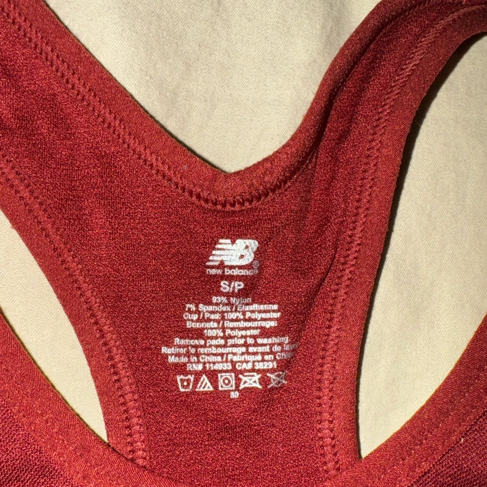 New balance sports bra
